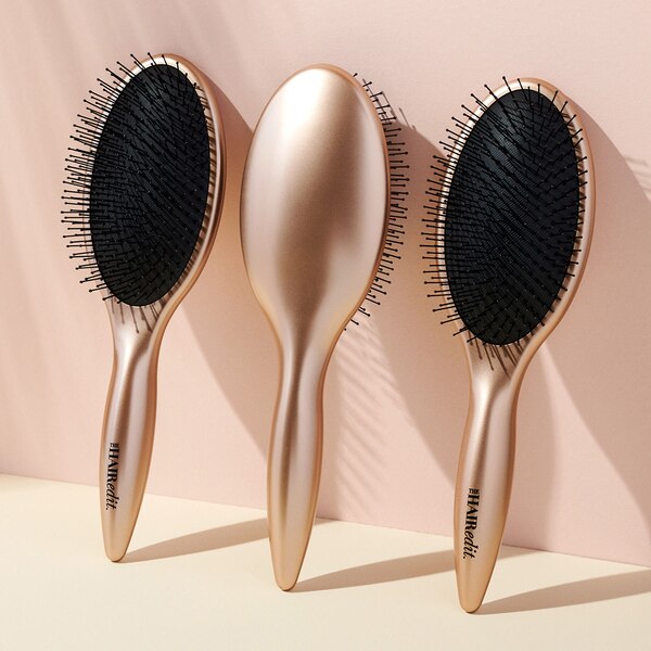 The Hair Edit Smooth & Polish Brush, Gold