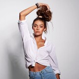 The Hair Edit Multi-Color Ruched Ribbon Scrunchies, 4CT, thumbnail image