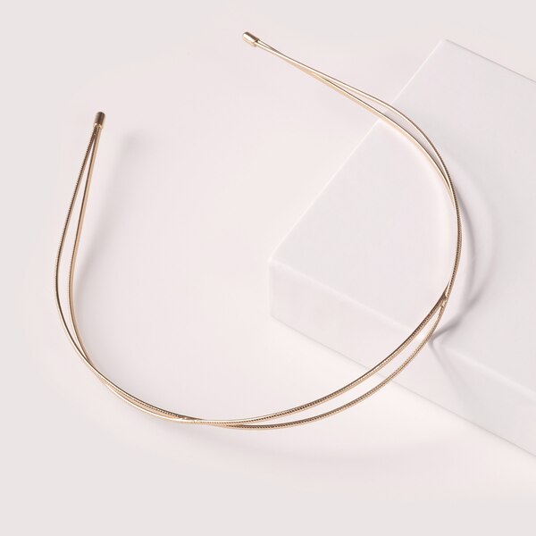 The Hair Edit Gold Carved Chaplet Metallic Headband, 1 CT