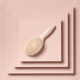 The Hair Edit Finish & Shine Boar Bristle Mini Hair Brush, thumbnail image