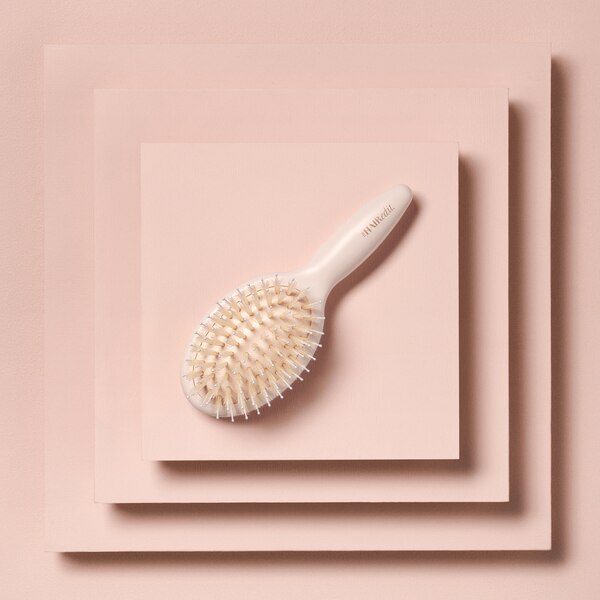 The Hair Edit Finish & Shine Boar Bristle Mini Hair Brush