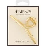 The Hair Edit French Twist Clip, Gold, thumbnail image