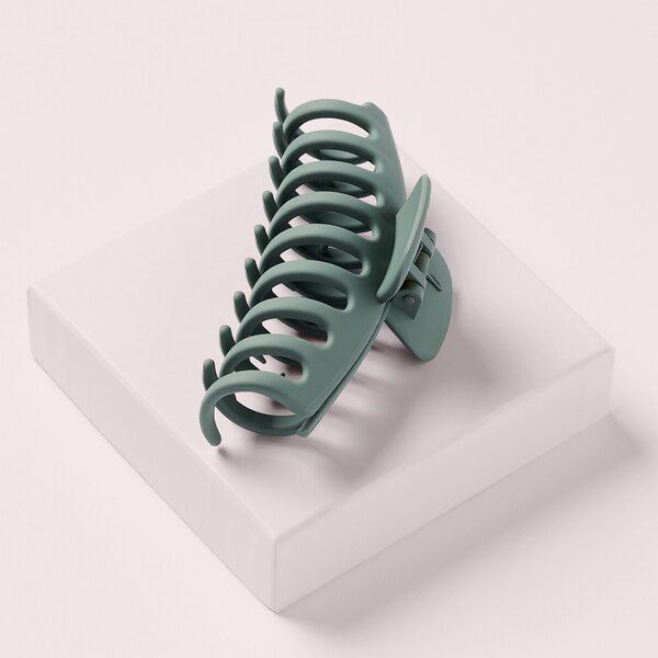 The Hair Edit Large Octopus Clip, Green