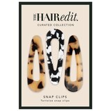 The Hair Edit Tortoise Snap Clips, 3 CT, thumbnail image