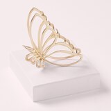 The Hair Edit Gilded Wing Claw Clip, Gold, 1 CT, thumbnail image