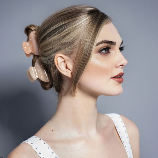The Hair Edit Star Studded Rhinestone Claw Clips Set, 2 CT