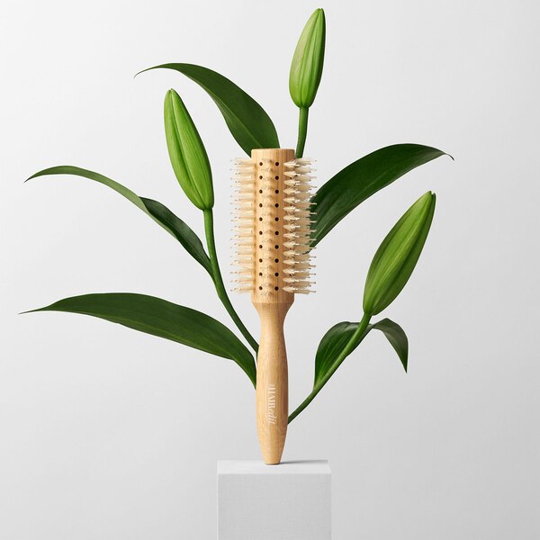 The Hair Edit Sleek Goddess Boar Bristle Round Hair Brush