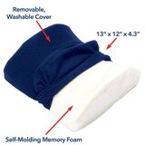 Carex Memory Foam Lumbar Support Cushion, thumbnail image