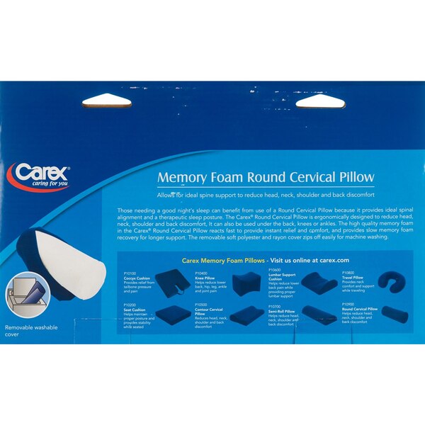 Carex Round Cervical Pillow