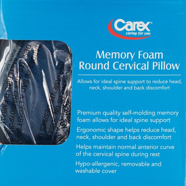 Carex Round Cervical Pillow