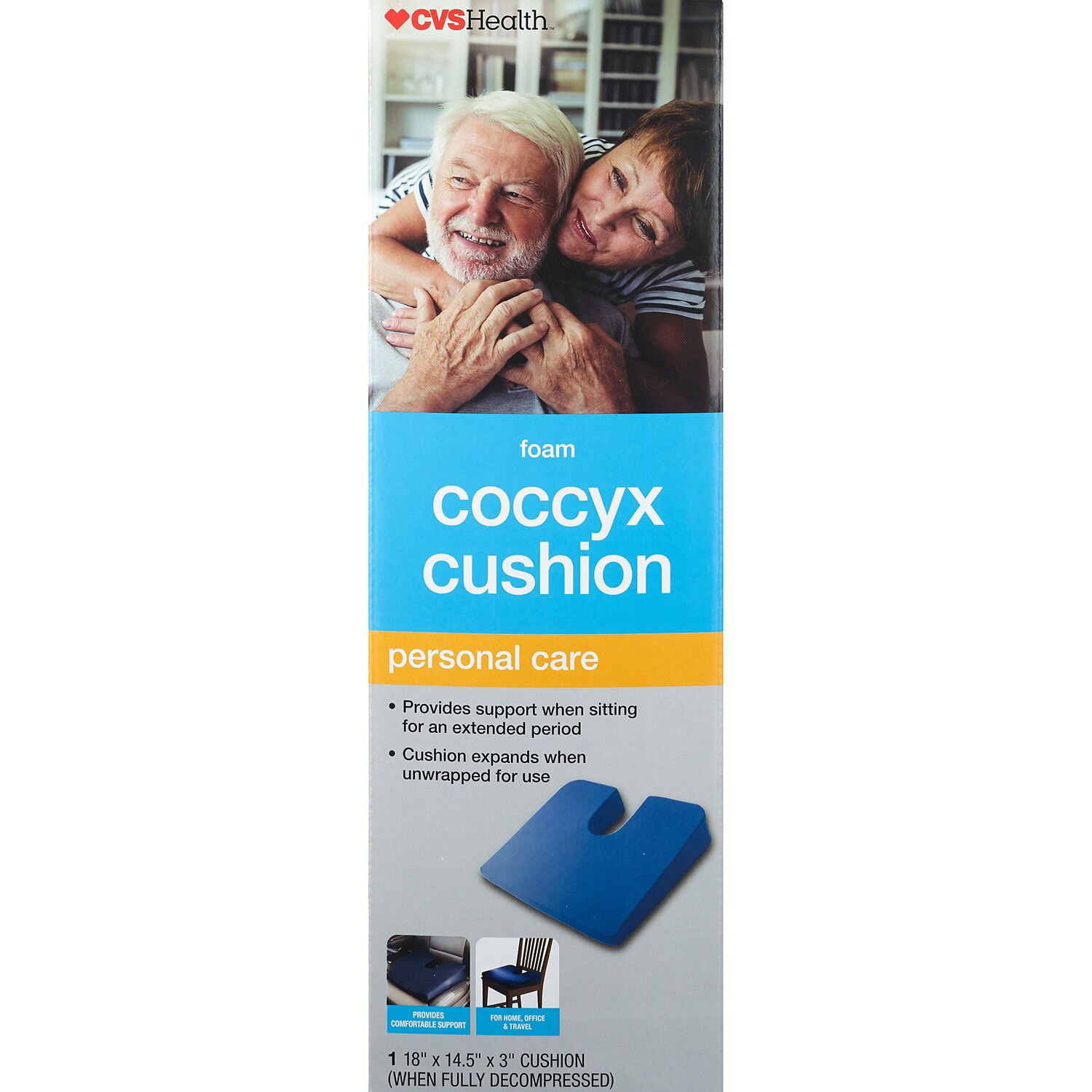 CVS Health Coccyx Foam Cushion