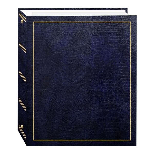 Pioneer Photo Albums 100 Magnetic Page 3-Ring Photo Album, Assorted Colors/Designs