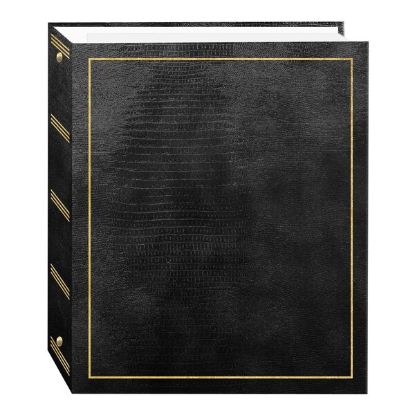 Pioneer Photo Albums 100 Magnetic Page 3-Ring Photo Album, Assorted Colors/Designs