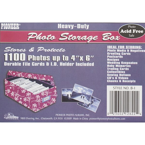 Pioneer Heavy-Duty Photo Storage Box