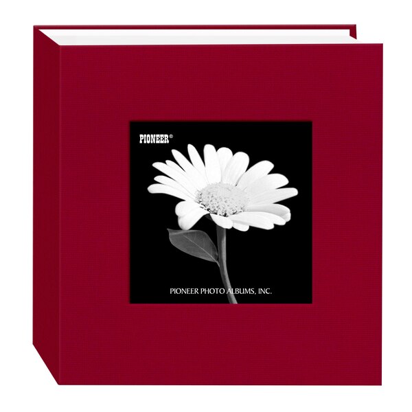 Pioneer Photo Albums Fabric 100 Pocket Photo Album, Assorted Colors
