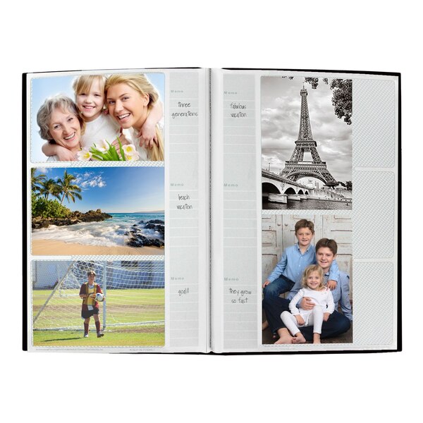 Pioneer Photo Albums Fabric 300 Pocket Photo Album, Assorted Colors, 4 x 6 in
