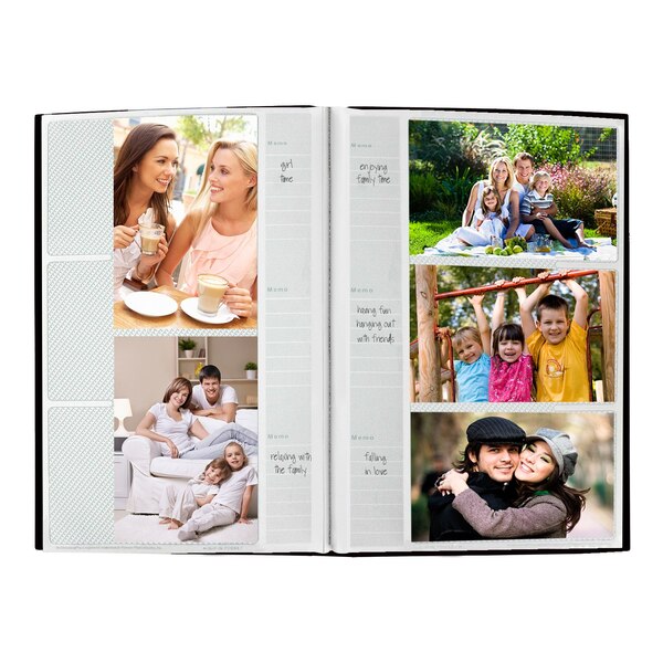 Pioneer Photo Albums Fabric 300 Pocket Photo Album, Assorted Colors, 4 x 6 in