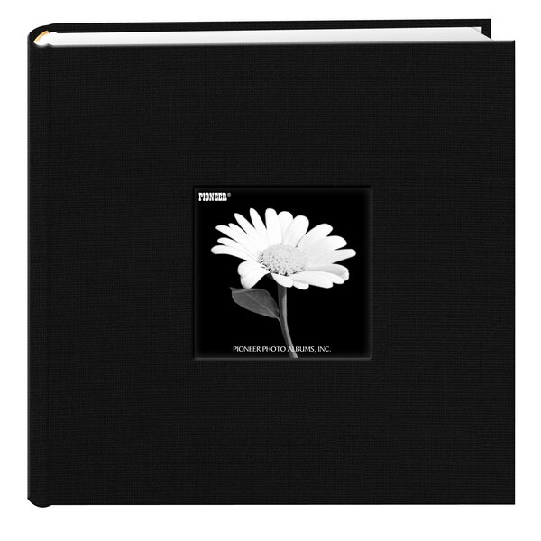 Pioneer Photo Albums Fabric Album, 9.13" x 9.63", Holds 200 4x6 Photos, Assorted Colors