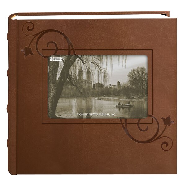 Pioneer Photo Albums Embossed Designer 200 pkt 4x6 Photo Album, Assorted Designs