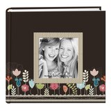 Pioneer Photo Albums Designer Raised Frame 200 pkt 4x6 Photo Album, Assorted Designs, thumbnail image