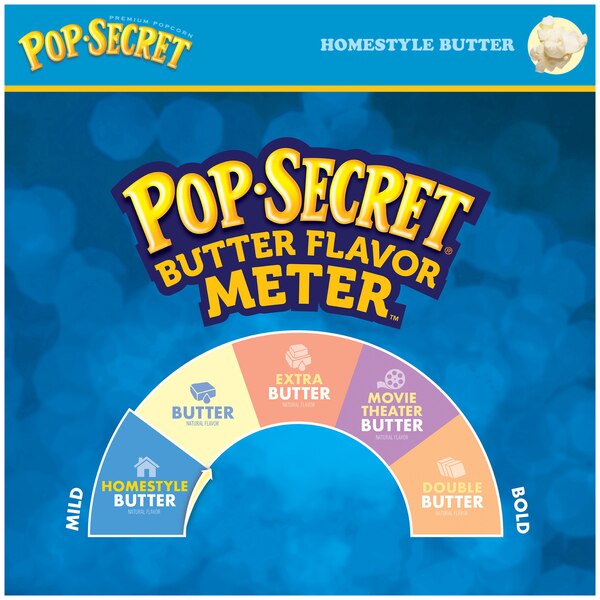 Pop Secret Homestyle Microwave Popcorn, 6 ct, 3.2 oz