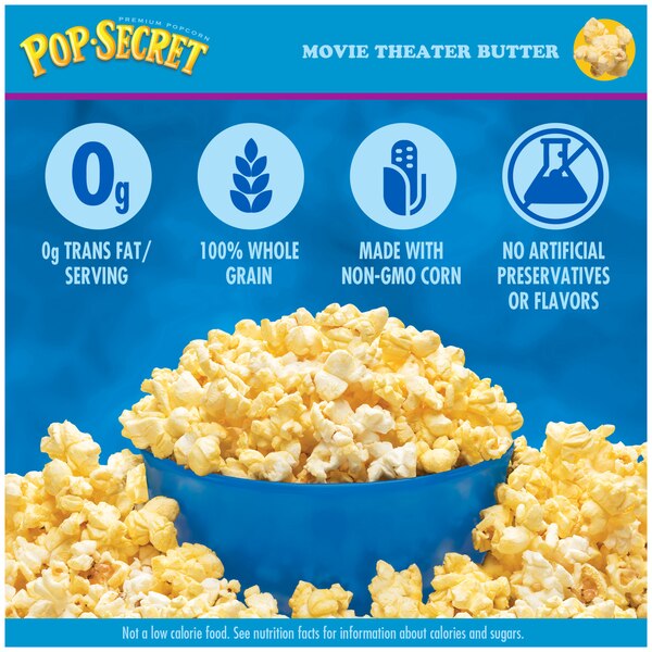 Pop Secret Movie Theater Butter Microwave Popcorn, 6 ct, 3.2 oz