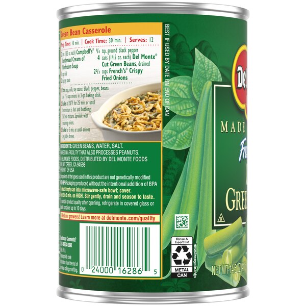 Del Monte Fresh Cut Blue Lake Green Beans, 14.5 oz