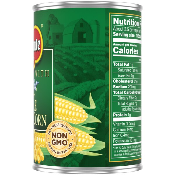 Del Monte Fresh Cut Golden Sweet Whole Kernel Corn, 15.25 oz