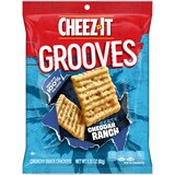 Cheez-It Grooves Sharp White Cheddar Cheese Crackers, 3.25 oz, thumbnail image 3 of 6