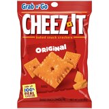 Cheez-It Original Cheese Crackers Grab N' Go Bag, 3 oz, thumbnail image