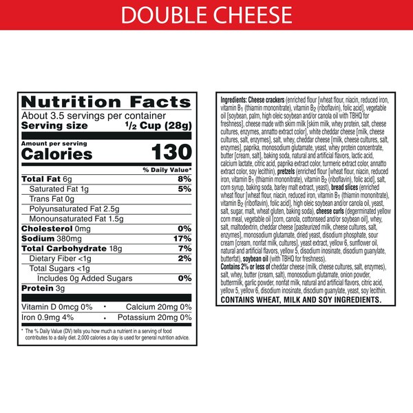 Cheez-It Snack Mix Double Cheese 3.5 oz