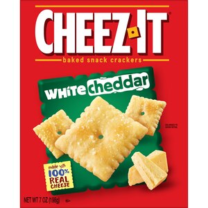 Cheez-It White Cheddar Cheese Crackers, 7 oz