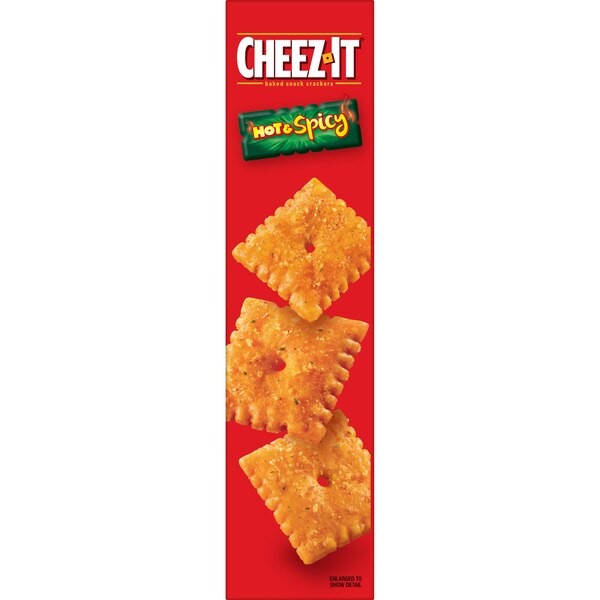 Cheez-It Baked Snack Cheese Crackers, Hot & Spicy, 7 oz