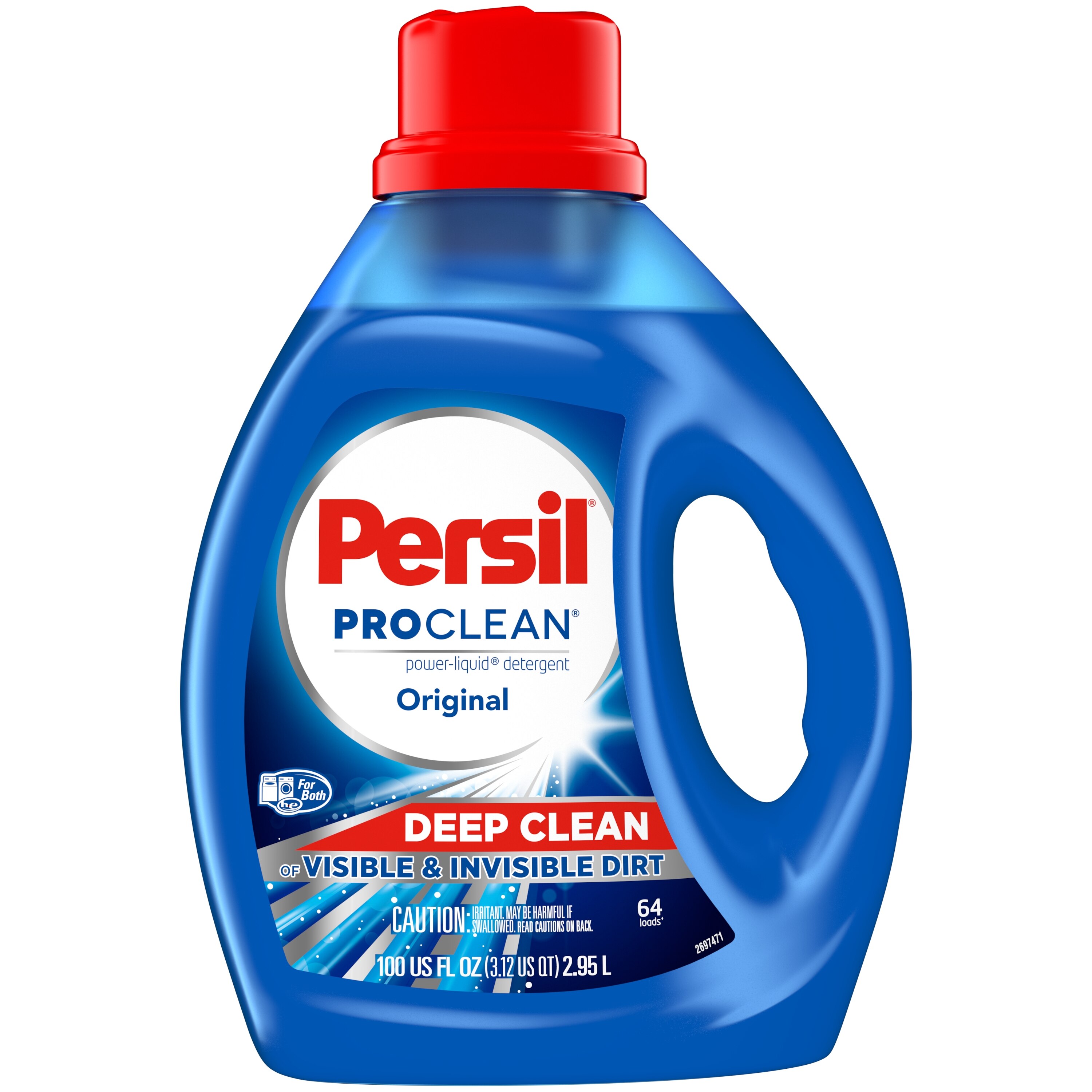 Persil ProClean Liquid Laundry Detergent, Original, 100 OZ, 64 Loads