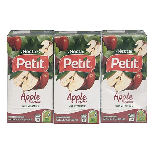 Petit Apple Nectar With Vitamin C, 7.09 OZ, 3 CT