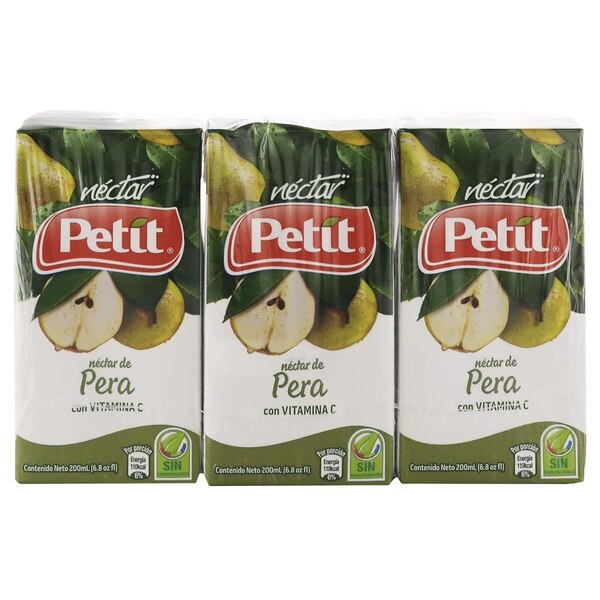 Petit Pear Nectar with Vitamins C, 6.8 OZ, 3 PK