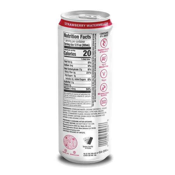 OCA, Zero Sugar Strawberry Watermelon, 12 oz