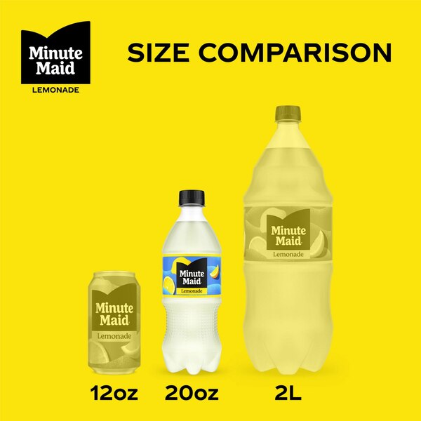 Minute Maid Lemonade Made with Real Lemons, 20 oz