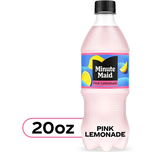Minute Maid Pink Lemonade Bottle, 20 fl oz