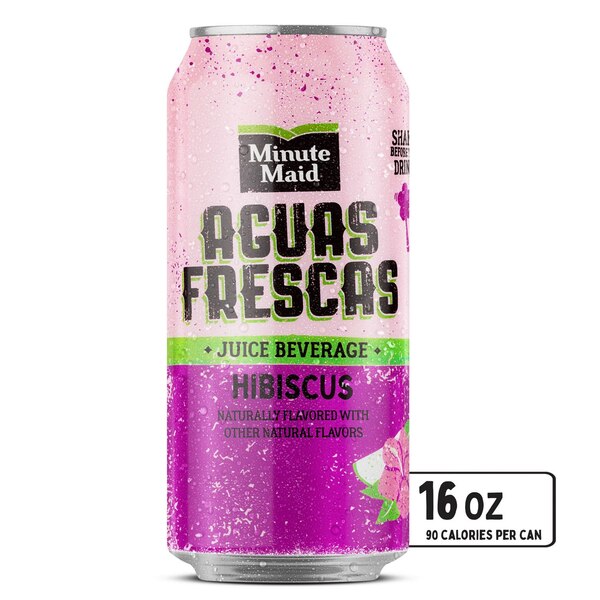 Minute Maid Aguas Frescas Hibiscus Can, 16 fl oz