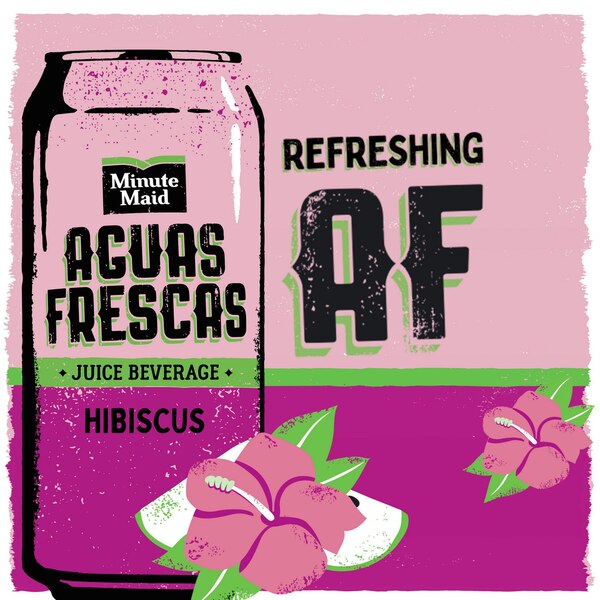 Minute Maid Aguas Frescas Hibiscus Can, 16 fl oz