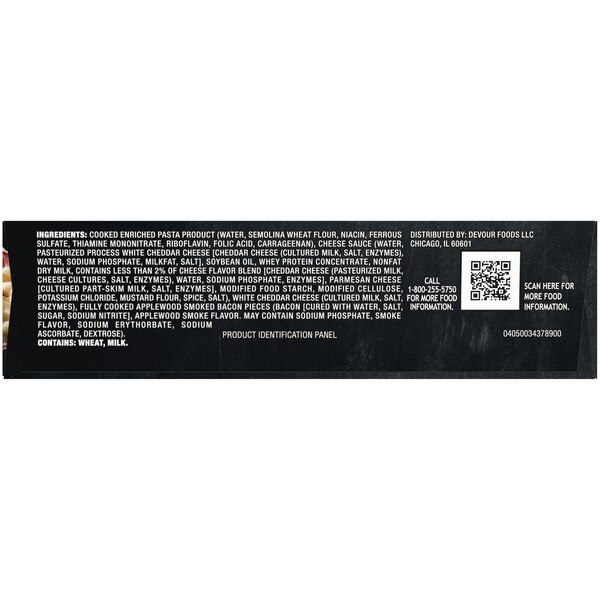 Devour White Cheddar Mac & Cheese with Bacon, 12 OZ