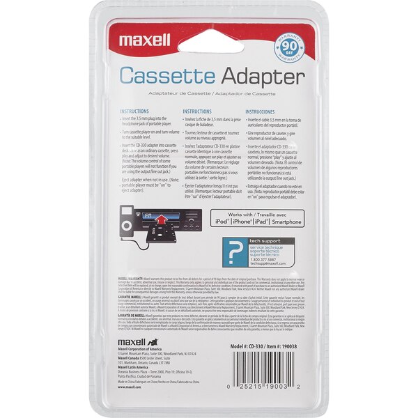 Maxell Cassette Adapter