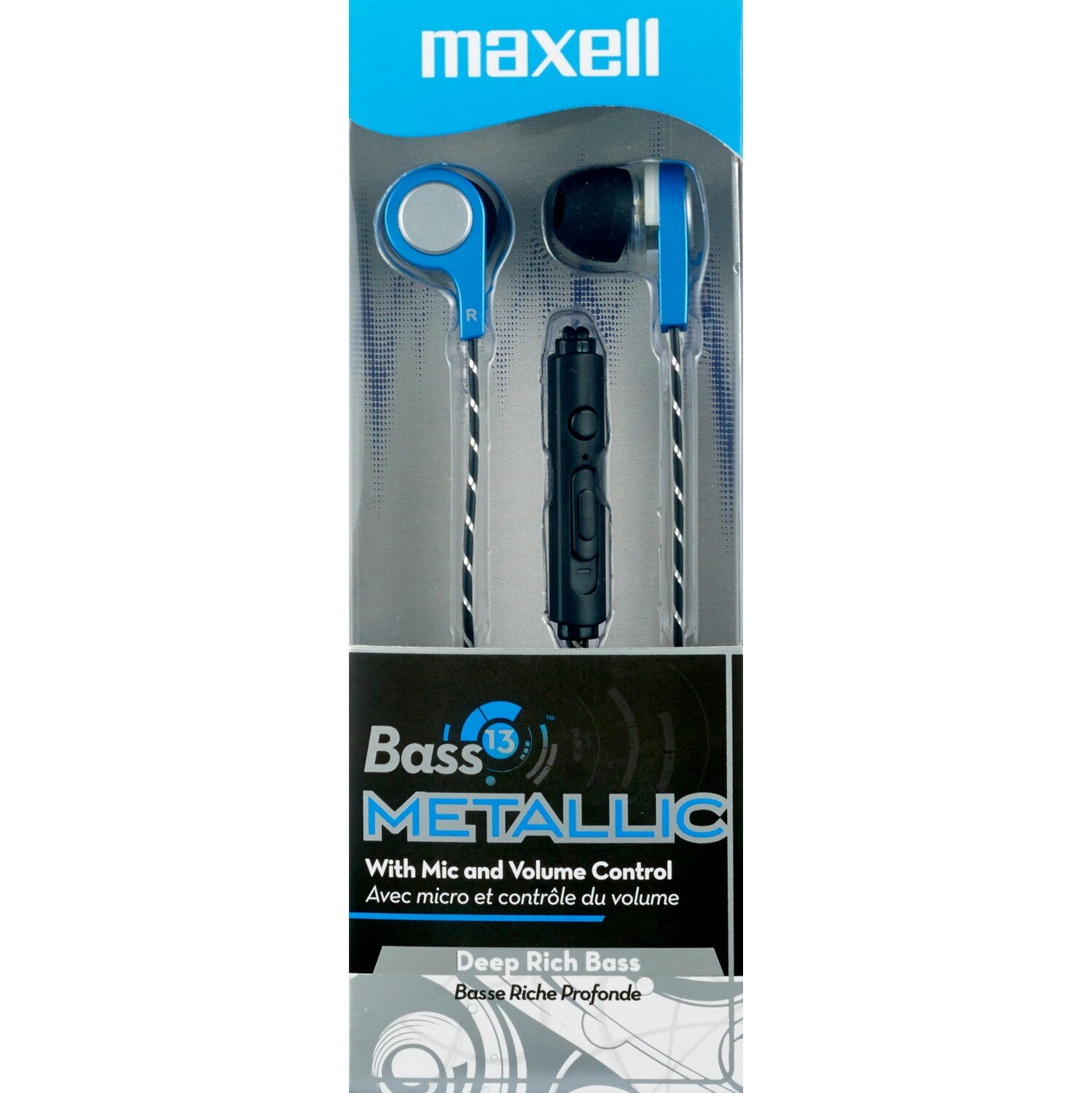 Maxell Bass 13 Metallic Earbuds
