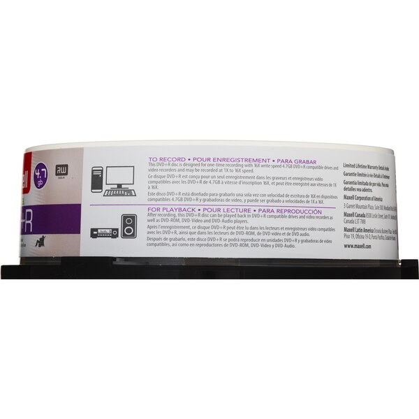 Maxell Dvd+R 16x 4.7 Gb 120 Minutes