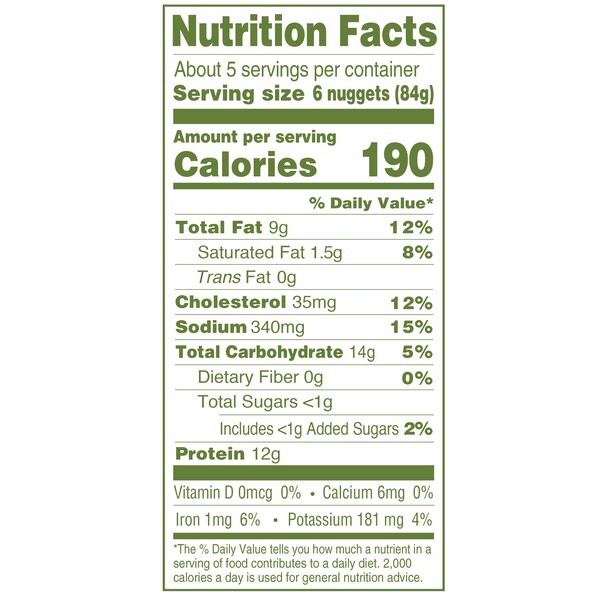Applegate Naturals Chicken Nuggets, 16oz (Frozen)