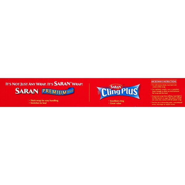 Saran Wrap Classic Premium Plastic Wrap, 100sq ft