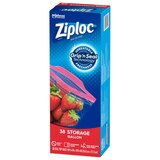 Ziploc Brand Storage Gallon Bags, Large Storage Bags for Food, 38 ct, thumbnail image