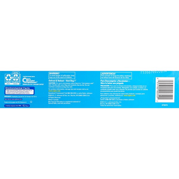 Ziploc Brand Storage Gallon Bags, Large Storage Bags for Food, 19 ct