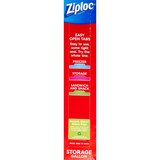 Ziploc Brand Storage Gallon Bags, Large Storage Bags for Food, 19 ct, thumbnail image